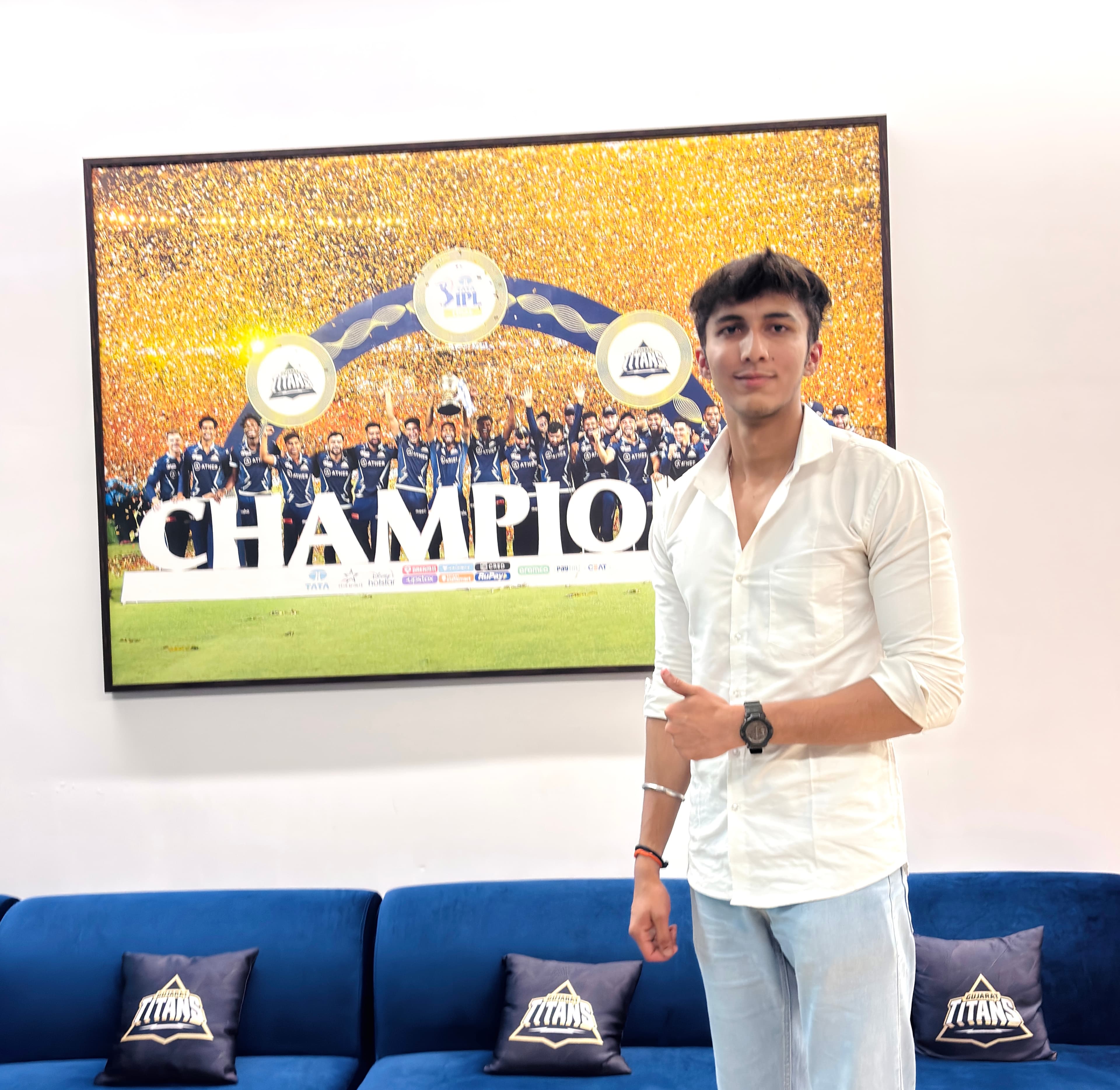 Gujarat Titans Partnership - Logo Engagement